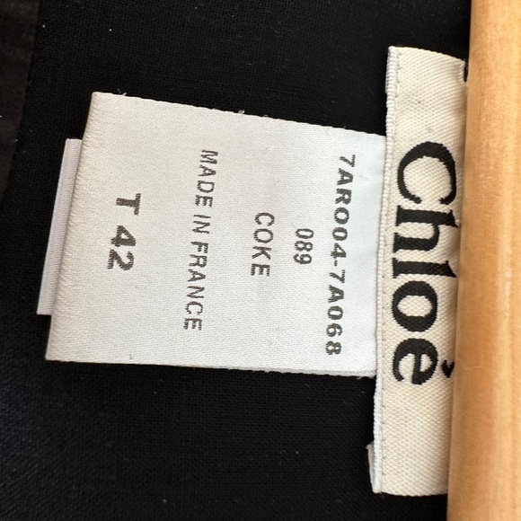 Authentic Chloe Black Dress Size FR42 - Picture 14 of 14